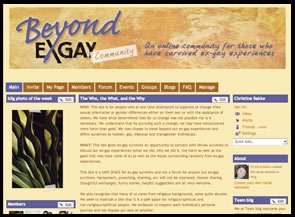 Screen Capture of BXG Community Home Page